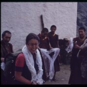 After working on manuscripts at this Solu-Khumbu monastic center for several months, Barbara Nimri departure was emotional; 1975, Nepal