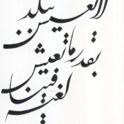 "We do not really live in a country, so much as its language lives within its people”, by Iraqi poet Ghani Alani.