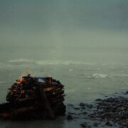 The sacred ghat at Manakamana where  Manakamana Goddess and Lord Arun dwell. This then became the site f the hermitage.