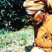 Mata Damodara Giri reads the collected yogbani from a personal rare copy which she gifted to BNAziz on her second visit.