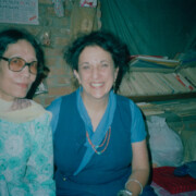 Parijat’s personal room was a meeting place for literary and political figures. Barbara Nimri was an uncommon outside visitor.